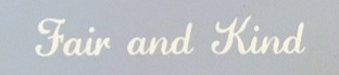 logo Fair And Kind